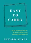 Easy to Carry - A Small Book of Poetry With a Quick Jolt of meaningful Inspiration cover