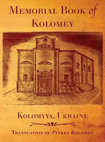 Memorial Book of Kolomey cover