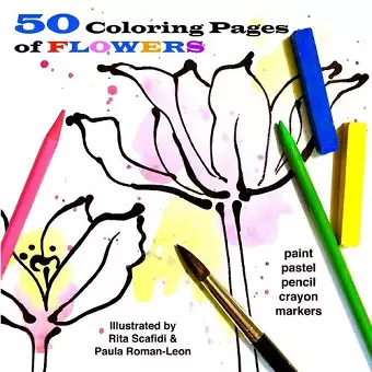 50 Coloring Pages of Flowers cover