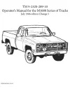 TM 9-2320-289-10 Operator's Manual for the M1008 series of trucks cover