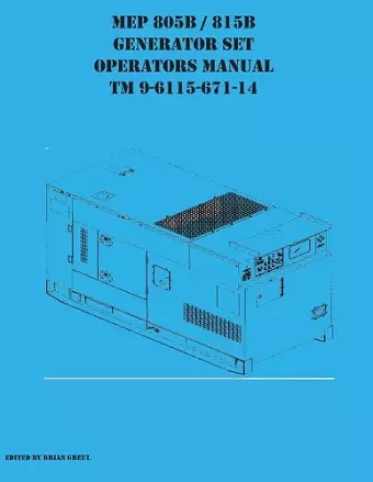 MEP 805B / 815B Generator Set Operators Manual TM 9-6115-671-14 cover