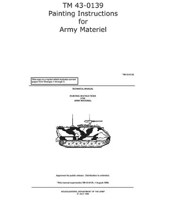 TM 43-0139 Painting Instructions for Army Materiel cover