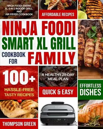 Ninja Foodi Smart XL Grill Cookbook for Family cover