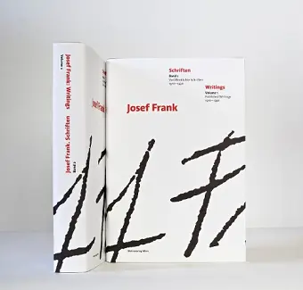 Josef Frank Writings cover