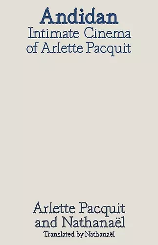 Andidan: Intimate Cinemas of Arlette Pacquit cover