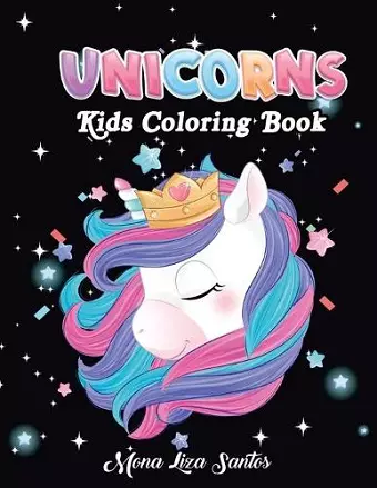 Unicorns Coloring Book cover