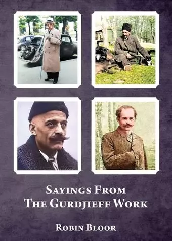 Sayings From The Gurdjieff Work cover