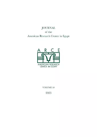 Journal of the American Research Center in Egypt, volume 59 cover