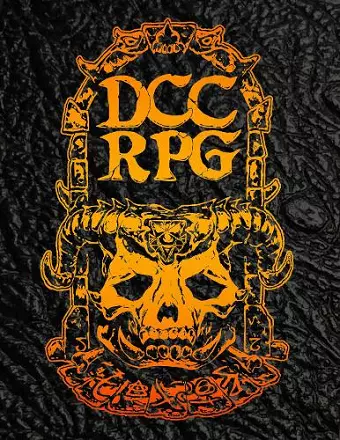 Dungeon Crawl Classics Core Rulebook—Demon Skull Monster Hide Edition cover