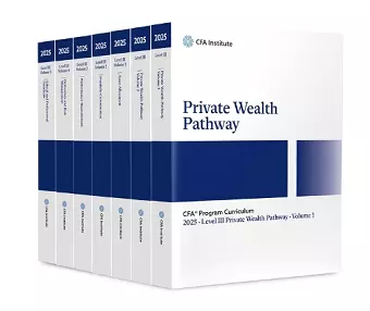 2025 CFA Program Curriculum Level III Private Wealth Pathway Box Set cover