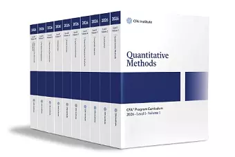 2026 CFA Program Curriculum Level I Box Set cover