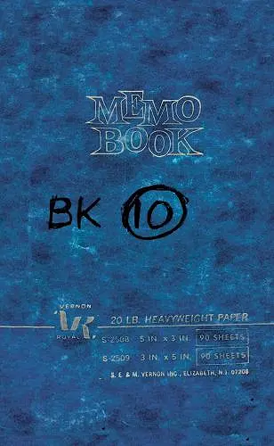 Lee Lozano: Private Book 10 cover
