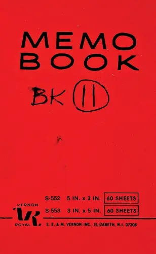 Lee Lozano: Private Book 11 cover