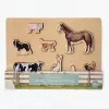 Farm Animals Wooden Puzzle cover