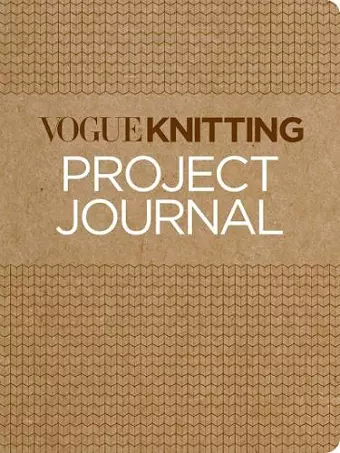 Vogue� Knitting Project Journal cover