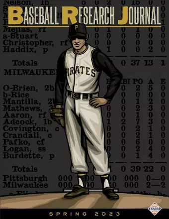 Baseball Research Journal (BRJ), Volume 52 #1 cover