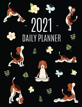 Dog Yoga Planner 2021 cover