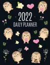 Cute Hedgehog Daily Planner 2022 cover