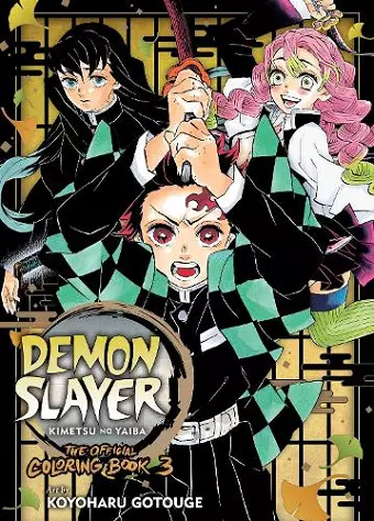 Demon Slayer: Kimetsu no Yaiba: The Official Coloring Book 3 cover