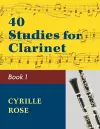 40 Studies for Clarinet, Book 1 cover