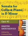 Shostakovich Sonata in d minor--opus 40 for cello and piano cover