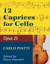 Piatti, Alfredo - 12 Caprices Op. 25. For Cello. Edited by Fournier. cover