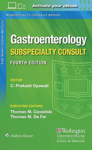 The Washington Manual Gastroenterology Subspecialty Consult cover