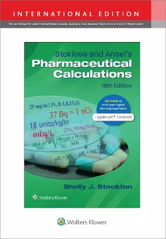 Stoklosa and Ansel's Pharmaceutical Calculations cover