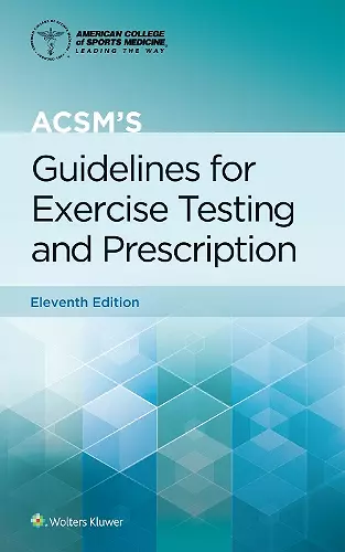 ACSM's Guidelines for Exercise Testing and Prescription cover