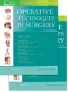 Operative Techniques in Surgery: Print + eBook with Multimedia cover