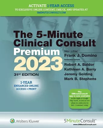5-Minute Clinical Consult 2023 (Premium): Print + eBook with Multimedia cover