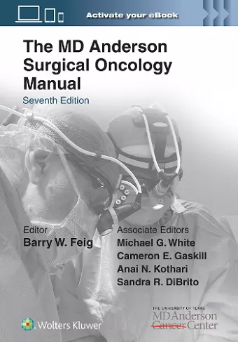 The MD Anderson Surgical Oncology Manual: Print + eBook with Multimedia cover