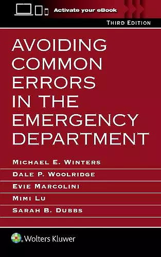 Avoiding Common Errors in the Emergency Department cover