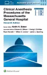 Clinical Anesthesia Procedures of the Massachusetts General Hospital cover