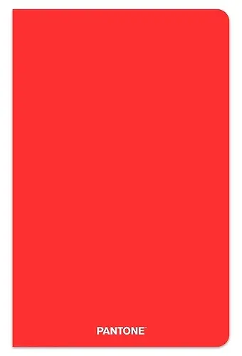 Pantone Official Red 5.25 X 8.25 Inch Lined Compact Journal Non-Dated cover