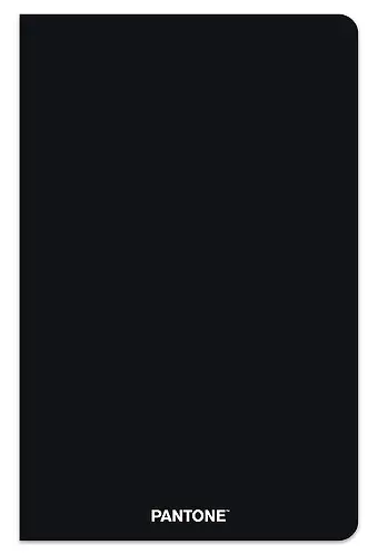Pantone Official Black 5.25 X 8.25 Inch Lined Compact Journal Non-Dated cover