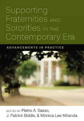 Supporting Fraternities and Sororities in the Contemporary Era cover