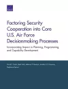 Factoring Security Cooperation into Core U.S. Air Force Decisionmaking Processes cover