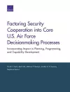 Factoring Security Cooperation Into Core U.S. Air Force Decisionmaking Processes cover