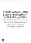 Sexual Assault and Sexual Harassment in the U.S. Military cover