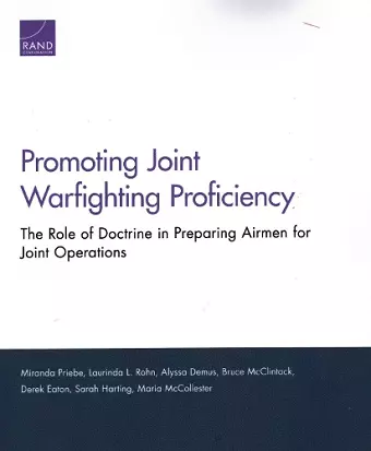 Promoting Joint Warfighting Proficiency cover