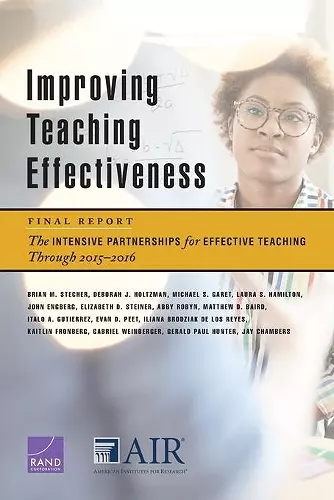 Improving Teaching Effectiveness: Final Report cover