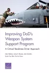 Improving Dod's Weapon System Support Program cover