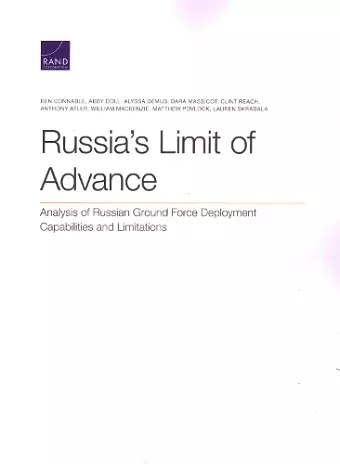Russia's Limit of Advance cover