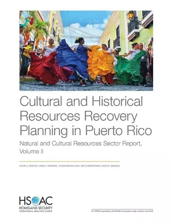 Cultural and Historical Resources Recovery Planning in Puerto Rico cover