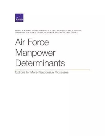 Air Force Manpower Determinants cover