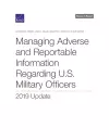Managing Adverse and Reportable Information Regarding U.S. Military Officers cover