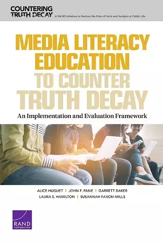 Media Literacy Education to Counter Truth Decay cover