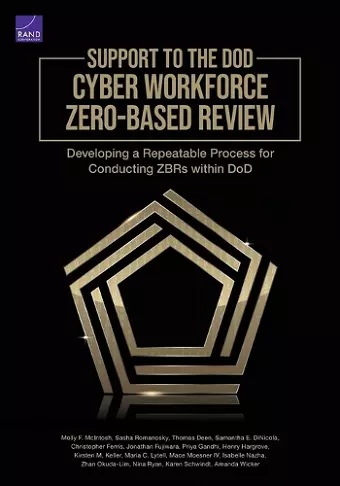 Support to the Dod Cyber Workforce Zero-Based Review cover