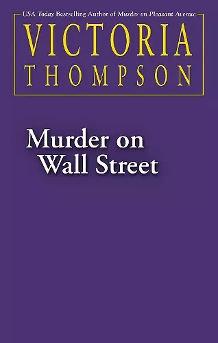 Murder on Wall Street cover